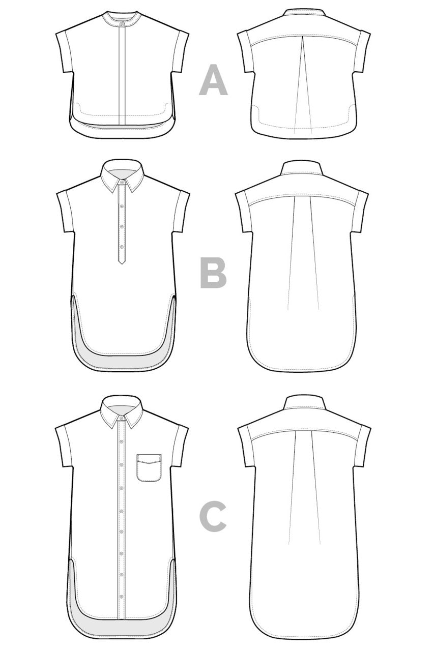 Kalle Shirt & Shirtdress - By Closet Core Patterns