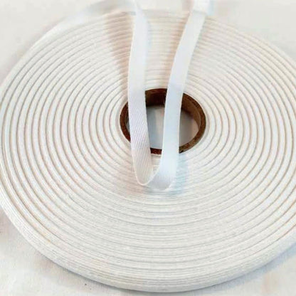 38mm (1.5") Herringbone Twill Tape 100% Cotton - White