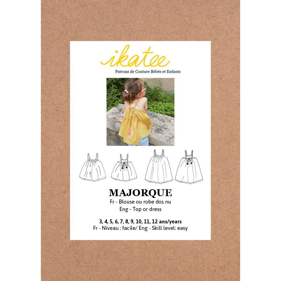 Ikatee - MAJORQUE Top or dress - Kids 3/12 - Paper Sewing Pattern