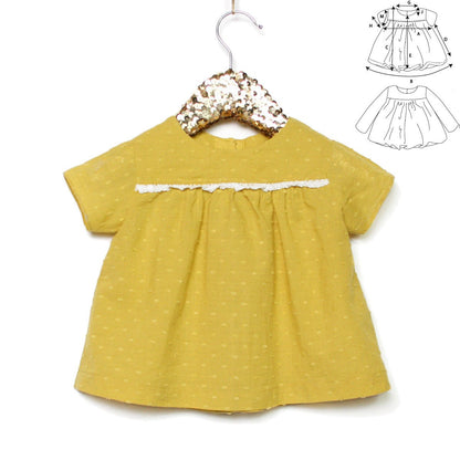 Ikatee - OSLO Shirt & Dress - Baby 6M-4Y - Paper Sewing Pattern