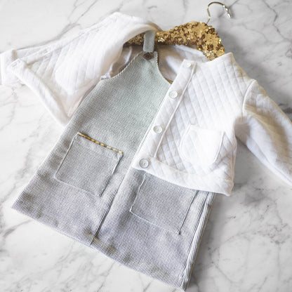 Ikatee - LONDON Short Overalls & Dress - Babies 6 months-4Y - Paper Sewing Pattern