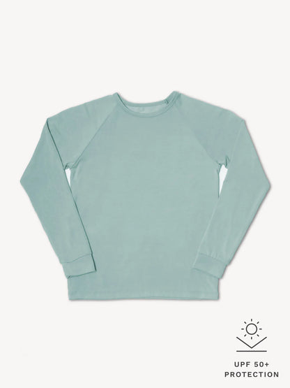 Bamboo Stretch Jersey Knit - Mint Blue / Green - Deadstock - 250gsm - UPF50