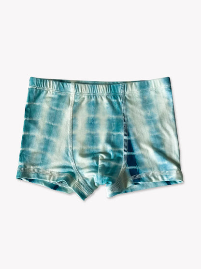 34" Remnant - Bamboo Stretch Jersey Knit - Ice Shibori - Deadstock - 250gsm