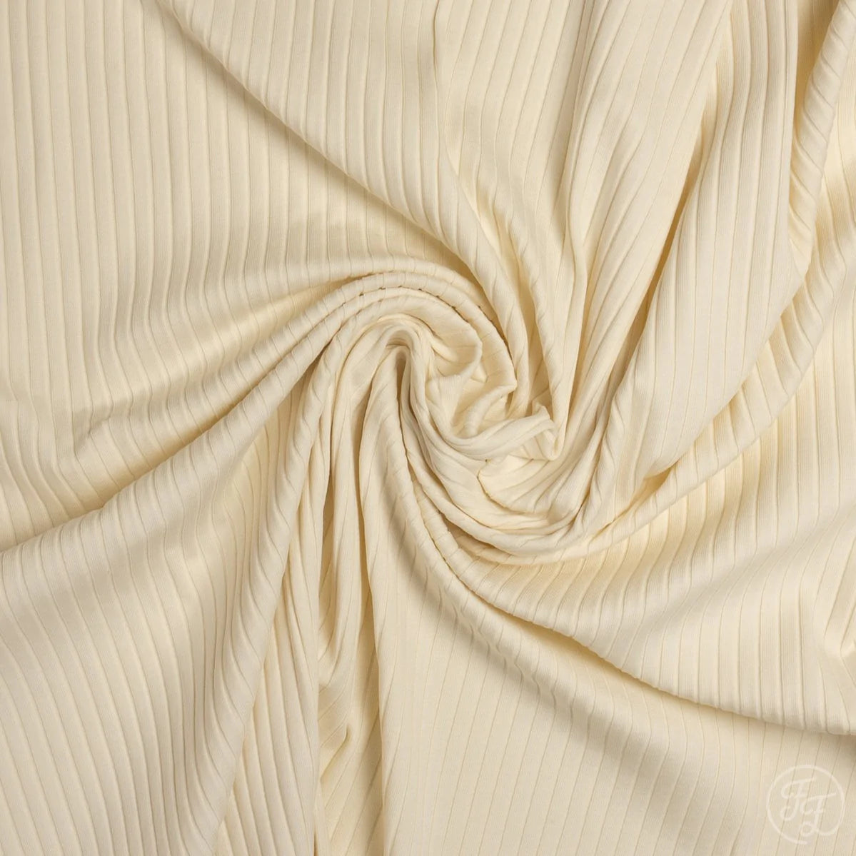 Marshmallow 8 x 4 Cotton Sweater Rib Knit