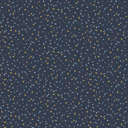 Stardust - Midnight Blue - Cotton Fabric