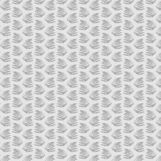 Glacial Ferns - Grey - Cotton Fabric