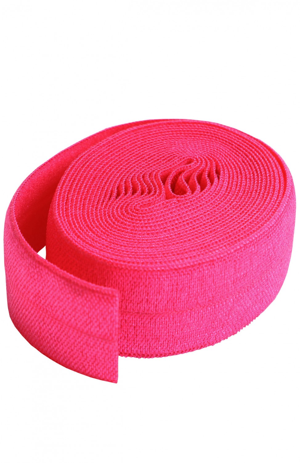 3/4" (20mm) Fold Over Elastic FOE - Fuchsia Pink