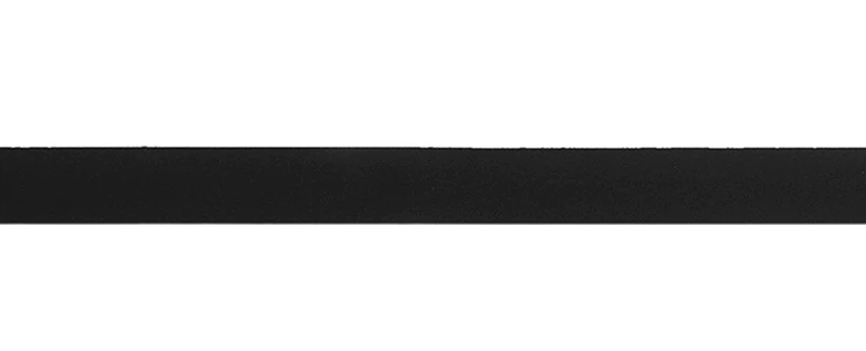 15mm (5/8") Matte Fold Over Elastic FOE - Black
