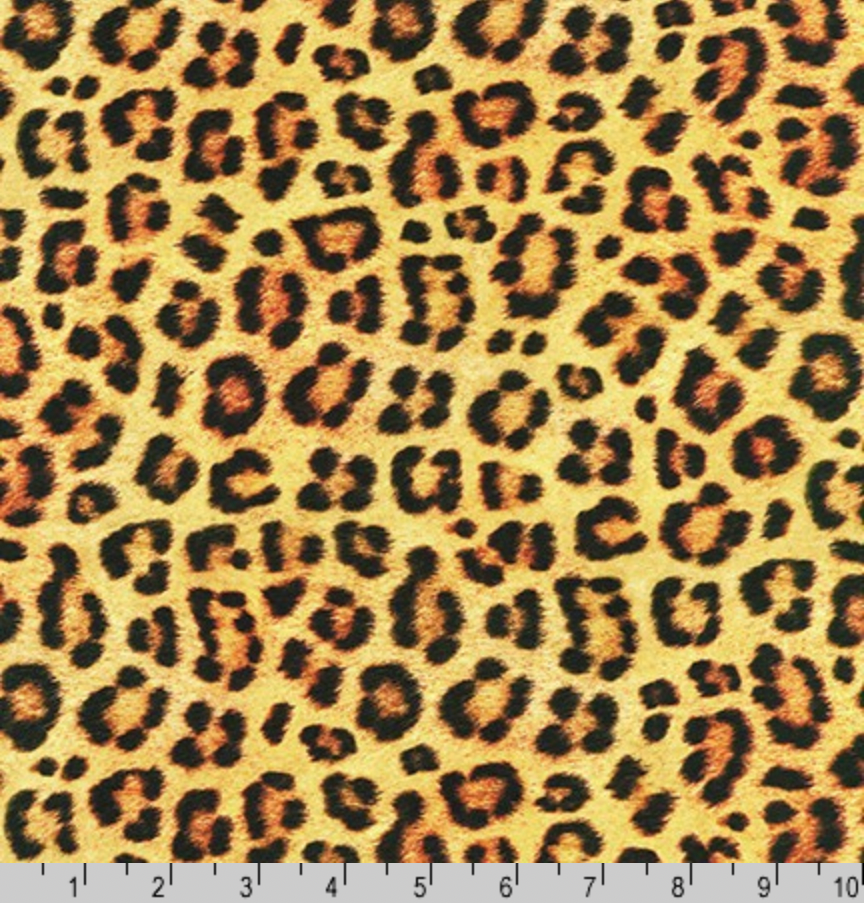 Animal Kingdom - Wild Leopard - Digitally Printed Cotton Fabric