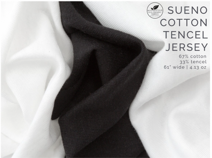 Sueno Cotton TENCEL™ Lyocell Jersey - Off-White - PFD