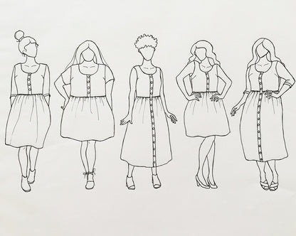Hinterland Dress - By Sew Liberated Patterns