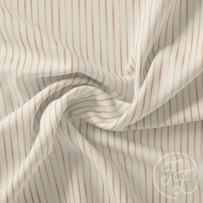 Stripes Grey - Cotton Jersey Knit