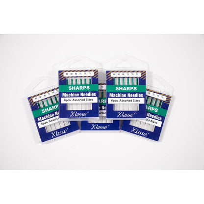 KLASSE´ Sharps / Microtex Needles Cassette - 60/8 & 70/10 Sizes - 6 count