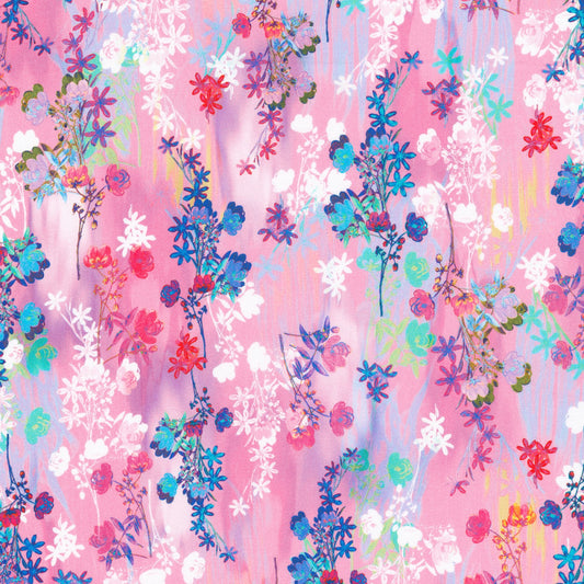 Brightside - Peony Floral - Digital Print - Cotton Fabric