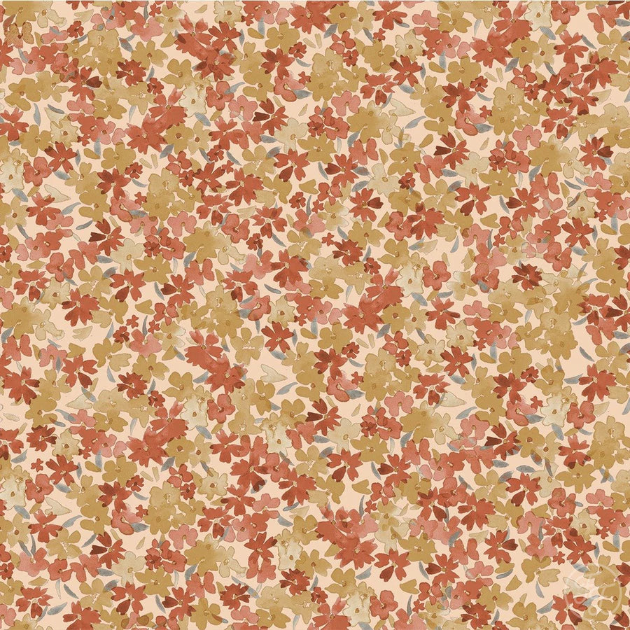 Mixed Flowers Floralmix - Cotton Jersey Knit