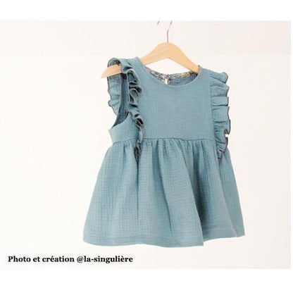 Ikatee - STELLA Blouse & Dress - Girl 3/12 - Paper Sewing Pattern