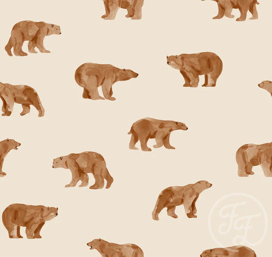 Grizzly Bear - Cotton Sweater Fleece - Knit