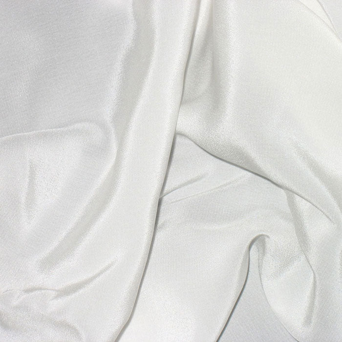 Silk Crepe De Chine - Natural / Off White - PFD - 12 Momme Extra wide 55"