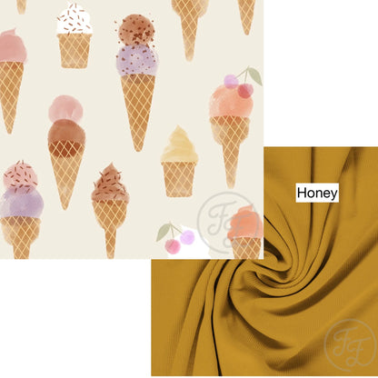 Ice Cream - Cotton Jersey Knit