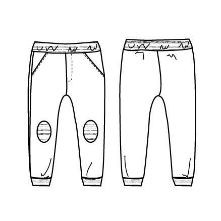 Ikatee - JIM Jogpants - Kids 3/12 - Paper Sewing Pattern
