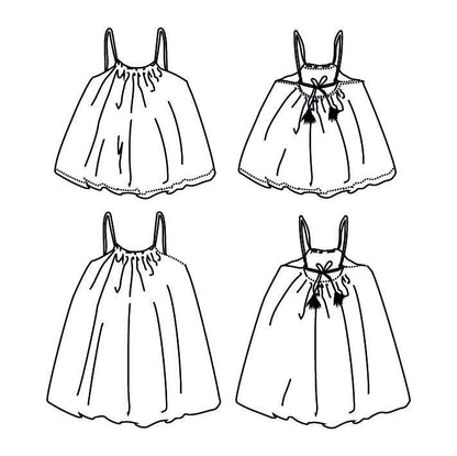 Ikatee - MAJORQUE Top or dress - Kids 3/12 - Paper Sewing Pattern