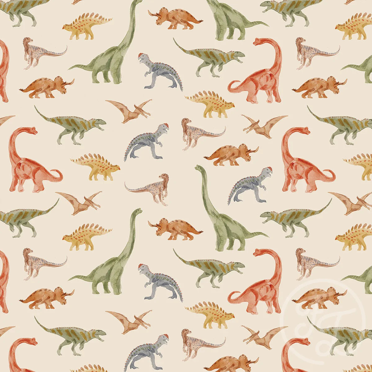 Dinosaurs - Cotton Jersey Knit