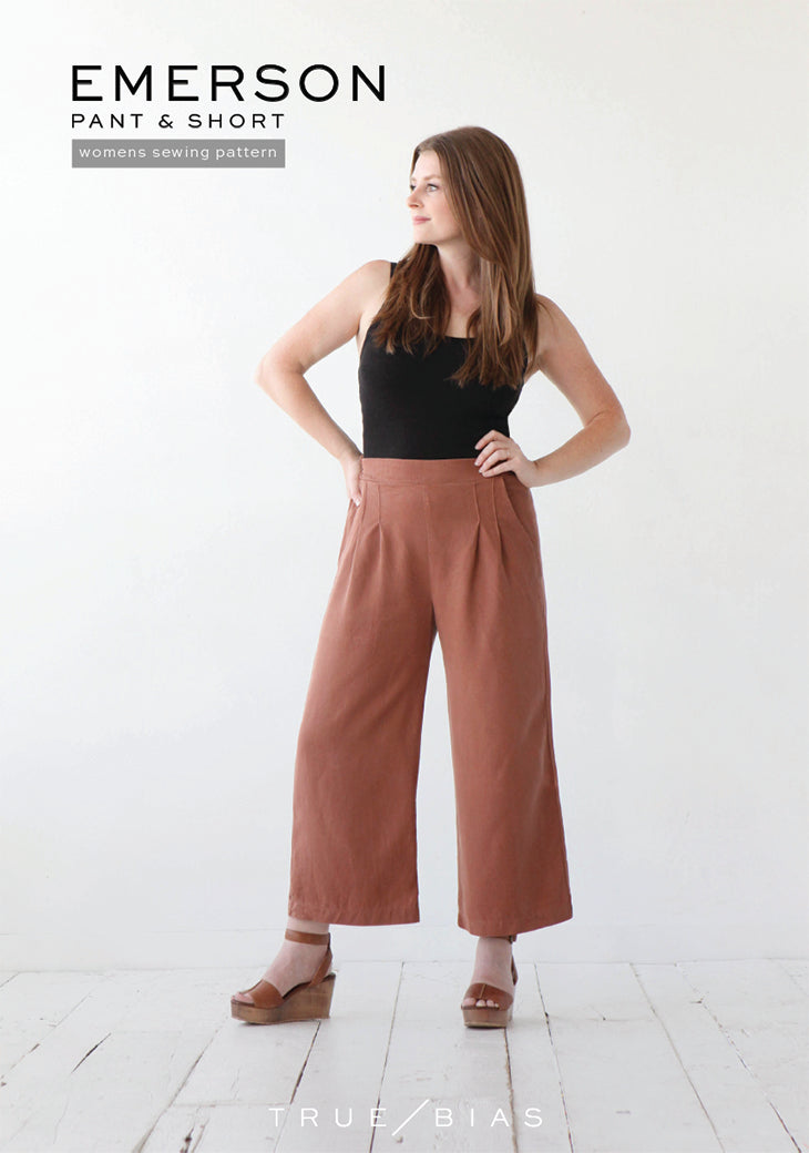 Emerson Pants and Shorts - By True Bias Patterns