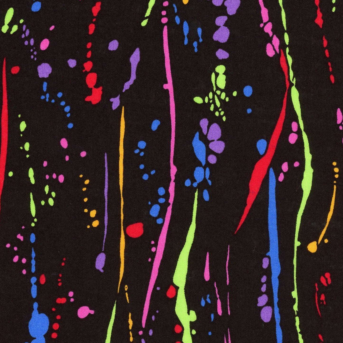 Rainbow Paint Splatter - Quilting