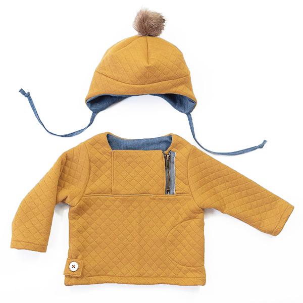 Ikatee - HUGO sweatshirt + hat set - Baby 6M/4Y - Paper Sewing Pattern