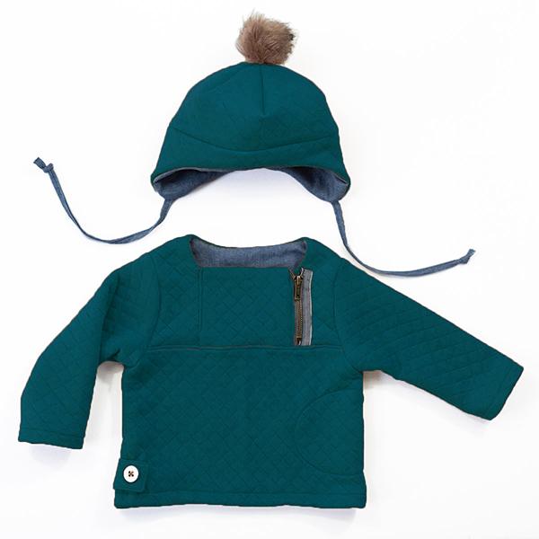 Ikatee - HUGO sweatshirt + hat set - Baby 6M/4Y - Paper Sewing Pattern