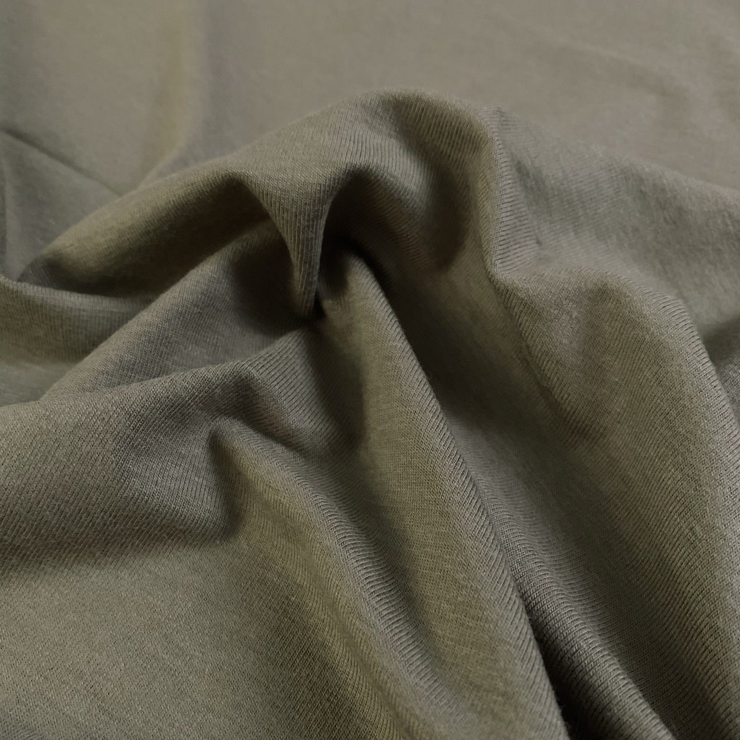 Bamboo/Cotton Stretch Jersey - Olive