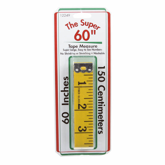 The Super Tape Measure 60in Yellow - Sullivan's
