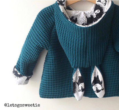 Ikatee - GRAND'OURSE Cardigan - Baby 6M/4Y - Paper sewing pattern