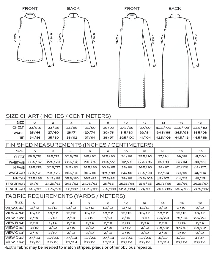 Nikko Top and Dress - By True Bias Patterns
