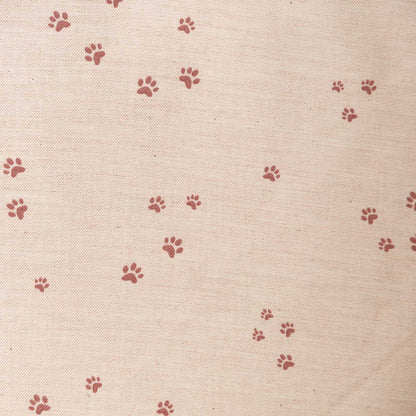 Footprints - Pink - Viyella Organic Cotton Twill