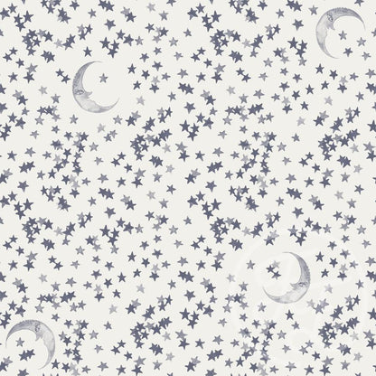 Moon & Stars Graystone Cotton Jersey Knit